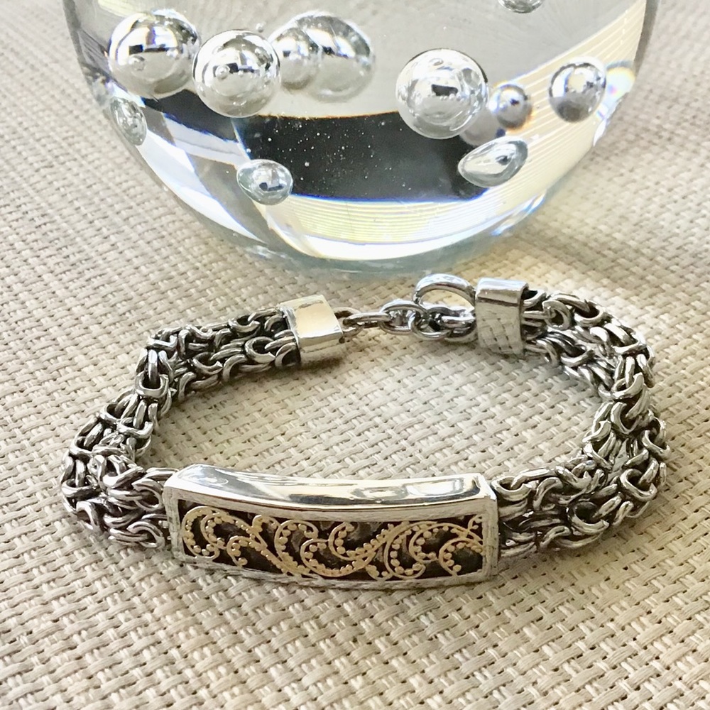 ❤️SILVER CABLE STYLE BRACELET